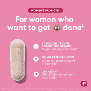 Physician's CHOICE Probiotics for Women - PH Balance, Digestive, UT, & Feminine Health - 50 Billion CFU - 6 Unique Strains for Her - Organic Prebiotics, Cranberry Extract+ - Women Probiotic - 30 CT Physician's CHOICE buy supplements Au