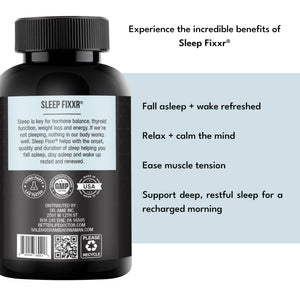 Fixxr Sleep Support by Dr. Amie | with Melatonin, Inositol, and Magnesium | 30 Day Supply, 60 Capsules FixxrBuy Supplements Australia
