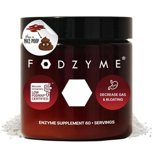 FODZYME® Home Kit Digestive Enzymes for Gut Health, Relief for Bloating, Gas, Constipation, Diarrhea, Abdominal Pain, Low FODMAP, 60 Dose FODZYME buy supplements Au
