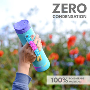 Elemental Iconic Water Bottle for School - 100% Leak-Proof Insulated Water Bottles with Straw Lid & Pop-It Handle - Triple-Wall Insulated & BPA-Free, 20oz โ Blue Tie Dye Elementalย buy supplements Au
