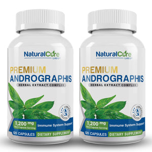 Natural Cure Labs Premium Andrographis Paniculata Extract 1,200mg (100mg Andrographolides), 120 Capsules, Non-GMO, Vegan, Gluten Free Natural Cure Labs buy supplements Au