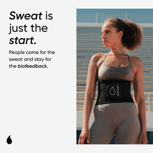 Sports Research Sweet Sweat Pro Series Waist Trimmer - Premium Sweat Enahancing Fitness Belt w/Adjustable Straps for Back Support & Tighter Cinch - Black, (Medium/Large) Sports Research buy supplements Au