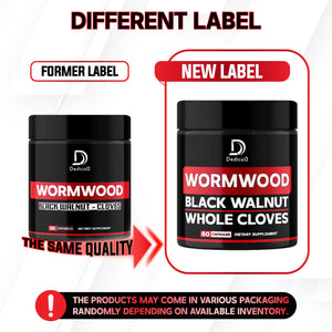 DEDICAD 1500mg Wormwood Capsules with Black Walnut & Cloves - Artemisia Annua Supplement for Immunity - 60 Vegan Capsules DEDICADÂ buy supplements Au