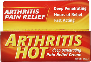 Arthritis Hot Pain Relief Creme 3 oz (Pack of 3) Marble MedicalBuy Supplements Australia