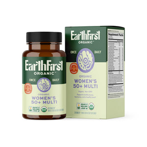 EarthFirst Organic Women's & Men's 50+ Once Daily Multi Bundle,19 Vitamins from Herbs & Superfoods, 30 Count EarthFirst Organic buy supplements Au