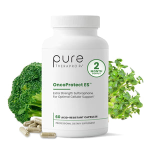 Pure Therapro Rx OncoProtect ES HIGH DOSE Sulforaphane Supplement, Made in USA | 2 Month Supply | 706 mg Patented Activated BroccoRaphanin Broccoli Seed Extract | Glucoraphanin + Myrosinase Pure Therapro Rx buy supplements Au