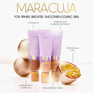 tarte maracuja juicy glow tint – Lightweight Tinted Moisturizer with Hyaluronic Acid for Radiant Skin, Buildable Medium Coverage, Waterproof, Vegan, Cruelty-Free, full size, 48N tan-deep neutral tarte buy supplements Au