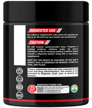 DEDICAD 1500mg Wormwood Capsules with Black Walnut & Cloves - Artemisia Annua Supplement for Immunity - 60 Vegan Capsules DEDICADÂ buy supplements Au