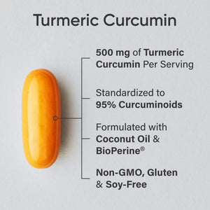 Sports Research® Turmeric Curcumin C3 Complex® w/BioPerine Black Pepper Extract & Organic Coconut Oil - Standardized 95% Curcuminoids · Non-GMO · Gluten Free - 120 Count Softgels Sports Research buy supplements Au