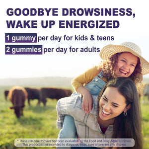 Magnesium Glycinate Gummies 500mg/250mg for Adults Kids Teens, Sugar Free Magnesium Calm Sleep Aid, Kids Sleep Gummies with L-Theanine Glycine B6 for Sleep, Calm, Muscle,Relax Brain,No Melatonin,2Pack ELLAMENTZBuy Supplements Australia