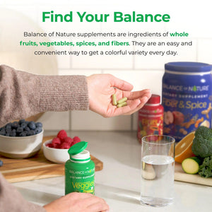 Balance of Nature Whole Veggies Supplement with Superfood Vegetables Balance of NatureBuy Supplements Australia