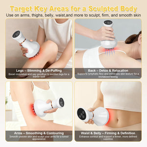 CRYSNATM Lymphatic Drainage Massager & Anti Cellulite Massage Tool, Body Sculpting Machine Helps Reduce Stretch Marks & Cellulite, Ideal Pain Relief Devices for Sciatica Nerve, Legs, Arms, Belly CRYSNATM buy supplements Au