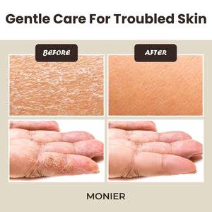 MONIER Goat Milk Soap Bar For Dry & Sensitive Skin - 100% Natural & Organic | Skin Care, Enriched With Shea Butter, Use On Face, Body & Hands, For Men, Women, Kids & Baby (Lavender, 3 Pack)