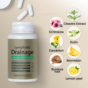 Lymphatic Drainage Capsules | Lymphatic Support Supplement for Women | Anti Cellulite, Water Retention & Bloating Relief | with Dandelion, Cleavers & Echinacea | Non-GMO, Gluten Free | 60 Count MUPUFU buy supplements Au
