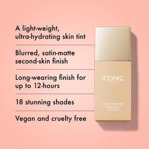 ICONIC LONDON Super Smoother Blurring Skin Tint | Light to Medium Coverage, Hydrating, Ultra-Lightweight Tinted Moisturizer, Cruelty-Free, Vegan Makeup (Neutral Fair) 1.01 Fl oz ICONIC LONDON buy supplements Au