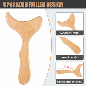 KintKita Wood Therapy Massage Tools,Wooden Lymphatic Drainage Massager, Cellulite Remover Body Sculpting Tool for Cellulite Reduction,Muscle Tension Release,Body Contouring-12 * 6 in KintKita buy supplements Au