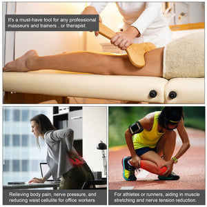 KintKita Wood Therapy Massage Tools,Wooden Lymphatic Drainage Massager, Cellulite Remover Body Sculpting Tool for Cellulite Reduction,Muscle Tension Release,Body Contouring-12 * 6 in KintKita buy supplements Au