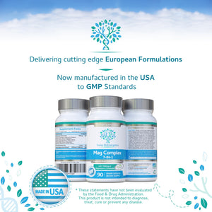 Magnesium L-Threonate Complex 7-in-1 with 1000mg of Magtein Plus Magnesium as Bisglycinate, Taurate, Citrate, Gluconate, Malate & Lactate - Supports Sleep - Vegan, US Made and No Artificial Nasties swiss bioenergetics buy supplements Au