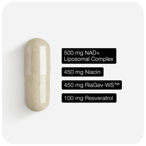 Toniiq Liposomal NAD+ and Resveratrol Supplement - 1500mg Ultra High Strength NAD Supplement - Clinically Studied Ingredients with Patented RiaGev-WS™, Resveratrol, and Niacin - 60 Capsules Toniiq buy supplements Au