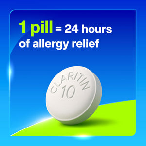Claritin Allergy Medicine for Adults, 24-Hour Non-Drowsy Loratadine 10mg Pills, Antihistamine, 30 Tablets + 1ct On-The-Go Relief Claritin buy supplements Au
