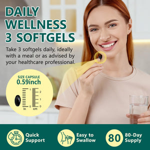 FANSHI Lymphatic Drainage Supplements 240 Softgels | Herbal Blend with Echinacea, Dandelion & Burdock Root | Promotes Healthy Circulation & Fluid Balance | Supports Overall Daily Wellness FANSHI buy supplements Au