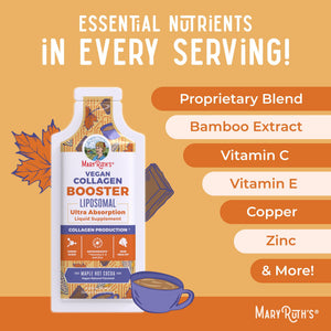 MaryRuth Organics Collagen Booster Liposomal | Sugar Free | Liquid Collagen Booster with VIT C, E, Zinc,Copper&Silica | Skin Care&Joint Support Supplement | Vegan | Non-GMO | Gluten Free | 14 Serving MARYRUTH'S buy supplements Au