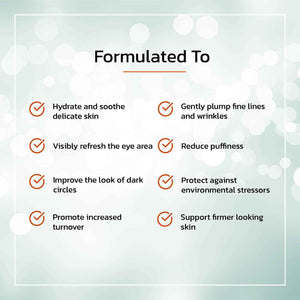 TruSkin Hydrating Eye Cream for Dark Circles & Puffiness, 0.5 fl oz | With Hyaluronic Acid, Squalane and Green Tea to hydrate, brighten and visibly smooth the under eye area