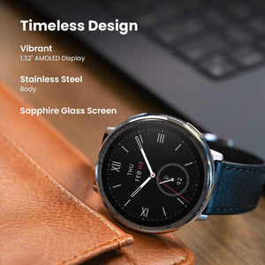 Amazfit Active 2 Premium Smart Watch 1.32" Sapphire Glass, GPS, iOS/Android