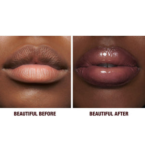Charlotte Tilbury Icon Baby Lip Duo Kit - Mini K.I.S.S.I.N.G Satin Shimmer Lipstick & Full Size Hall of Fame High Shine Gloss Set - Hydrating Long Lasting Makeup Duo for On-the-Go Glossy Shine Charlotte Tilbury buy supplements Au