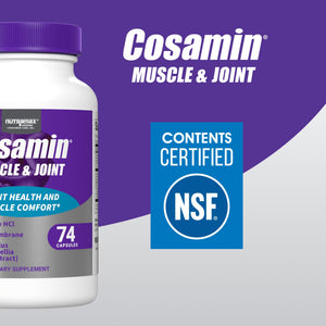 Cosamin Nutramax Muscle & Joint, Works to Decrease Cartilage Breakdown, Joint Health Supplement, Adult Men and Women Joint Health, 74 Capsules CosaminBuy Supplements Australia