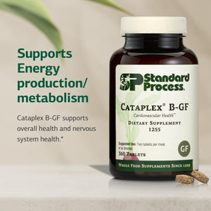 Standard Process Cataplex B-GF - Supports Nervous System Health - B Vitamins for Energy & Heart Support - Aids Energy During Physical Activity - Gluten-Free, Non-Soy & Non-Dairy - 360 Tablets Standard Process Inc.Buy Supplements Australia