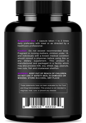 Magnesium Citrate & Oxide 500mg Complex Supplement - High Absorption Maximum Strength - Helps Support Bone Density and Strength, Muscles, Energy and Sleep - 120 Vegan Capsules NURTURLY buy supplements Au