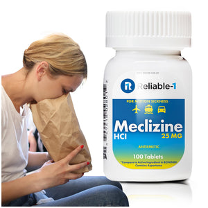 Reliable-1 Laboratories Meclizine HCL 25mg 100 Tablets (1 Bottle) Reliable-1 Laboratories buy supplements Au