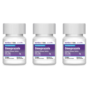 HealthCareAisle Omeprazole 20 mg - 42 Delayed-Release Tablets - Acid Reducer, Treats Frequent Heartburn HealthCareAisle buy supplements Au