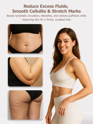DiDEER Lymphatic Drainage Massager & Anti Cellulite Massage Tool, for Legs, Arms & Belly, Body,Helps Reduce Stretch Marks & Cellulite,with Microcurrent, Light Heat & Vibration DiDEER buy supplements Au
