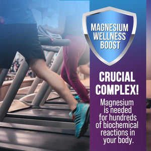 Magnesium Complex Capsules - 500mg per Serving Magnesium - High Absorption Chelated Mineral Supplement - with Oxide, Glycinate, Malate, Citrate for Muscle Bone and Heart Health Support - 120 Capsules Health Nutrition Naturals buy supplements Au