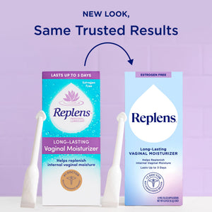 Replens Long Lasting Vaginal Moisturizer for Vaginal Dryness, Doctor Recommended & Estrogen-Free, 8 Pre-Filled Applicators Replens buy supplements Au