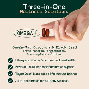 Adapt Naturals Omega 3 Fish Oil Supplement with Bioavailable Curcumin & Black Seed, 1500mg Fish Oil EPA DHA Omega 3 Fatty Acids to Support Joints, Muscles & Heart | Unflavored - 30 Days Supply ADAPT NATURALS BY CHRIS KRESSER buy supplements Au