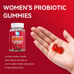 Right More Probiotic for Women Gummies,Feminine Balance Gummies, -1200 Billion Compound, Digestive & Immune Support, Supports Vaginal Health Prebiotics, Natural Cranberry Flavor, Vegan, 60 Gummies Right More buy supplements Au