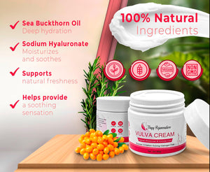 Vagy Rejuvenation Vulva Cream – Hydrating Vulva Moisture Cream for Women – Soothes Vaginal Itch, Alleviates Vaginal Dryness – Natural Vagina Cream with Sea Buckthorn & Hyaluronic Acid Vagy Rejuvenation buy supplements Au