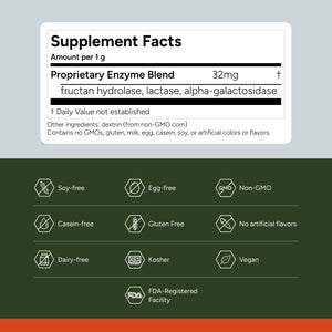 FODZYME® Home Kit Digestive Enzymes for Gut Health, Relief for Bloating, Gas, Constipation, Diarrhea, Abdominal Pain, Low FODMAP, 60 Dose FODZYME buy supplements Au