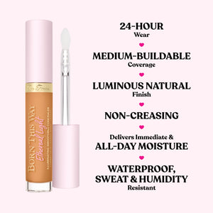 Too Faced Born This Way Ethereal Light Illuminating Smoothing Concealer | With Hyaluronic Acid, Conceals + Brightens Dark Circles, Non-Creasing + Waterproof, 0.16 Fl Oz, Oatmeal Too Faced buy supplements Au