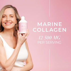 Swedish Collagen Deluxe 12,500 mg Hydrolyzed Marine Collagen Liquid Supplement - 20 Day Supply, 500 ml, Type 1 & 3 | Peptides & Vitamins for Hair, Skin, Nails, Joints | Clinically Tested | Sugar Free Swedish Collagen buy supplements Au