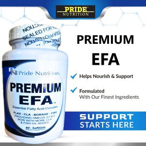 Pride Nutrition Premium EFA Omega 3-6-9 Supplement for Men and Women 5 in 1 - EPA, DHA, GLA, ALA & CLA Essential Fatty Acids with Fish Oil - Softgel Pills Pride Nutrition buy supplements Au