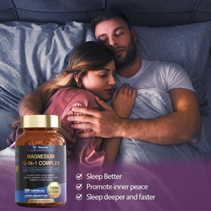 Totaria Magnesium Complex 700mg 12 in 1 Magnesium Supplement with Glycinate Citrate Malate Oxide Taurate Aspartate Orotate Magnesium Relaxation,Muscle,Heart Support, Vegan 120 Capsules Totaria buy supplements Au