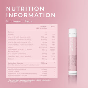 Swedish Collagen Deluxe, 12,500 mg Hydrolyzed Marine Collagen Liquid Supplement - 20 x 25 ml Daily Shots | Hyaluronic Acid, Biotin & Vitamin C for Healthy Hair, Skin, Nails & Joints | Sugar-Free Swedish Collagen buy supplements Au