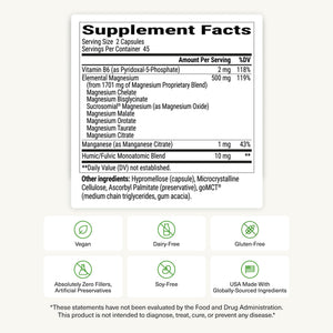 BIOptimizers Magnesium Breakthrough Supplement with 500mg - 7 Forms of Magnesium: Glycinate, Malate, Citrate, and More - Natural Support for Sleep and Cognitive Function -90 Capsules- Calming Vitamins BIOptimizers buy supplements Au