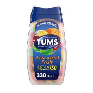 TUMS Chewable Antacid Tablets for Extra Strength Heartburn Relief, Assorted Fruit Flavors - 330 Count TUMS buy supplements Au
