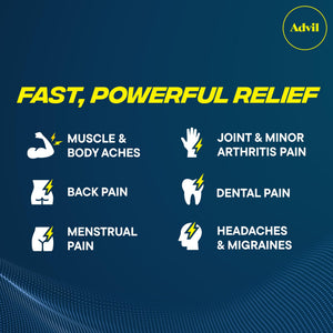 Advil Dual Action Coated Caplets, 125 Mg Ibuprofen and 250 Mg Acetaminophen per Dose (2 Dose Equivalent) for 8 Hour Pain Relief - 216 Count Advil buy supplements Au