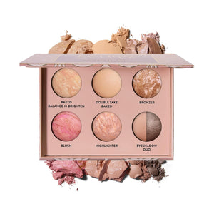 LAURA GELLER Baked Icons Complete Full Face Palette, Light | All-in-One Makeup Palette with Baked Foundations, Blush, Bronzer, Highlighter, Eyeshadows | Coverage for Mature Skin | Travel-Friendly LAURA GELLER NEW YORK buy supplements Au